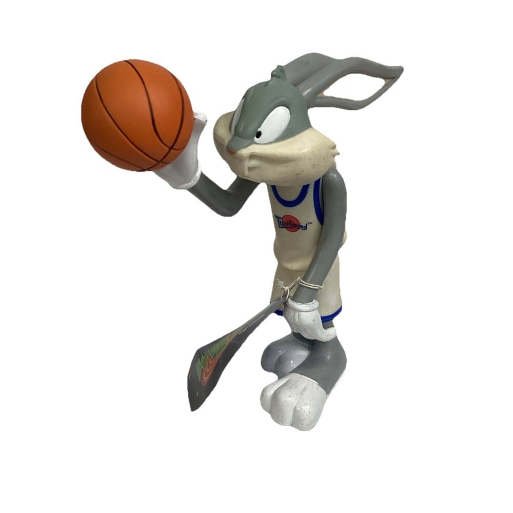VTG 1996 Tune SQUAD 6.5” POSEABLE BUGS BUNNY SPACE JAM PVC FIGURE NWT